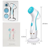 Limpieza Facial Sonic Espuma Máquina De Spa Galvanica Set De Cepillo Para Piel Limpieza Profunda Eliminación De Quistes Set De Cepillo De Limpieza Facial - details 17
