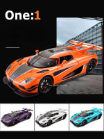 Coche De Acción Con Luz Y Sonido 1:24 Escala KNGG One1 Modelo De Aleación Juguetes Para Niños Regalo De Cumpleaños Coche De Simulación Metálico Duradero Con Puertas Abrejables - details 2