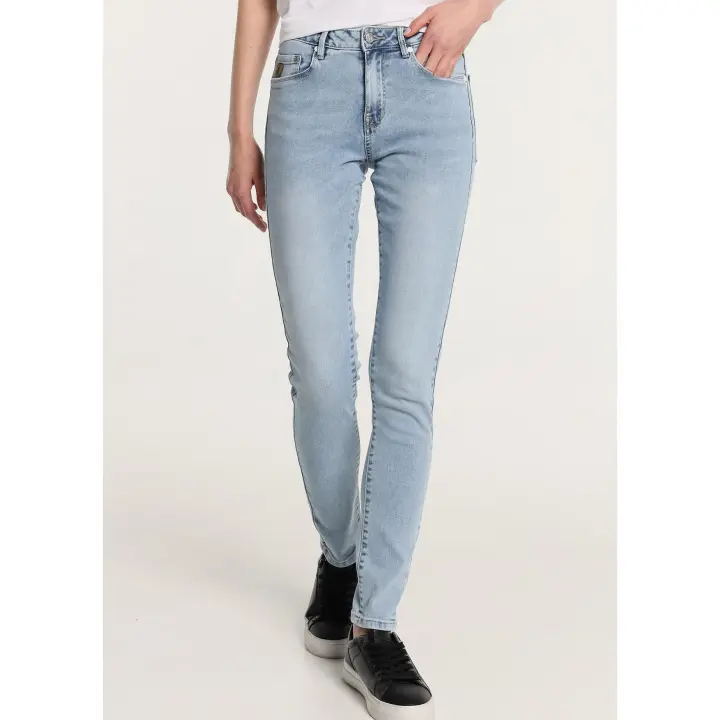 LOIS JEANS - Jeans light bleach skinny - Tiro corto- Tallaje en Pulgadas- Tallaje en Pulgadas - 1