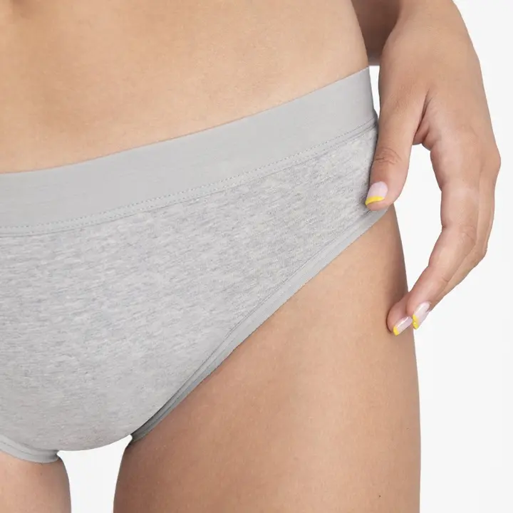 KIWITAS  - Kiwitas Classic Sporty - Braguitas menstruales Gris - 1