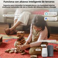 Sensor De Temperatura Y Humedad Zigbee WiFi Tuya Para Hogar Inteligente Compatible Con Alexa Y Google Assistant Monitor Remoto Por APP SmartLife - details 5