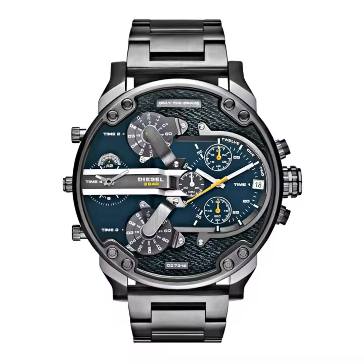 Reloj Diesel Para Hombres Analógico de Cuarzo Cronógrafo Modelo DZ7331, Esfera de 57MM - 1