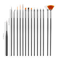Set De Pinceles Para Arte De Uñas Con Pluma De Terapia De Luz Colorida Y Doble Punta Herramientas De Uñas Precisas - details 9