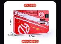 Nueva Pistola De Metal Plegable Lifecard Mejorada Para Niños Y Adultos Juguete De Tiro Con Bala Suave Modelo De Plataforma De Aluminio - details 7