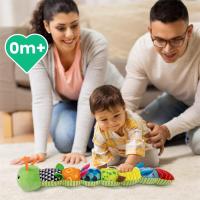 Caterpillar Musical Para Bebés Juguete Sensorial De Tela Multicolor Con Diseño De Regla Campanas Y Rattles Juguetes Suaves - details 5