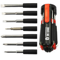 Juego De Destornilladores Portátil 8 En 1 Con 6 Luces LED Cruzadas Y Phillips Herramientas Profesionales Para Reparación DIY - details 8