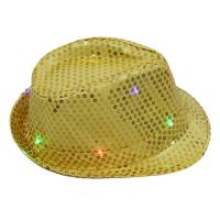 Sombrero De Jazz LED Colorido Para Fiesta Carnaval Luz Encendida Sombrero De Linterna Para Adultos Hombre Mujer Sombrero De Fiesta De Glitter - details 19
