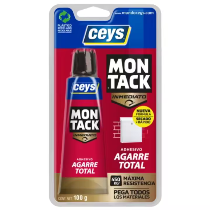 Adhesivo de Montaje Ceys Montack Inmediato - Pegamento Multimaterial - 1