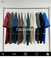 Camiseta De Algodón Para Hombre De 7.4 Oz 210gsm Color Sólido Oversized Con Mangas Cortas Estilo Casual Para El Verano Disponible Hasta 5XL - details 1