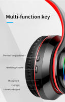 Auriculares Bluetooth Inalámbricos Con Luz Colorida Para Juegos Música Deportes Soporte Para Móvil Y Computadoraauriculares Con Micrófono - details 6