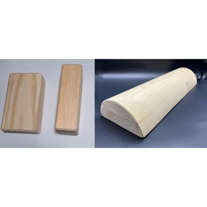 Tronco Talla L Propioceptivo Eutonía 5P Suelo Pélvico Madera + Bloques Yoga - 1