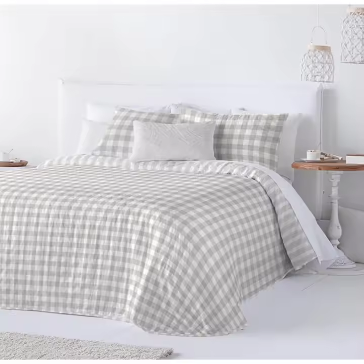 FUNDECO Edredón Colcha Bouti REVERSIBLE SLOAN para cama de 90 cm - 1