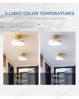 Lámpara De Techo LED Macaron Moderna Para Pasillo Aisles Corredor Escaleras Foyer Balcón Dormitorio Baño Iluminación Interior Fijación Self-Contained Incluye Bombillas - details 3