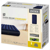 Intex Cama Colchon hinchable 99X191X25CM Altura 25 cm, Colchon hinchable Intex premium,Cama de aire inflable para camping Color Azul oficial y original calidad de confianza - details 3