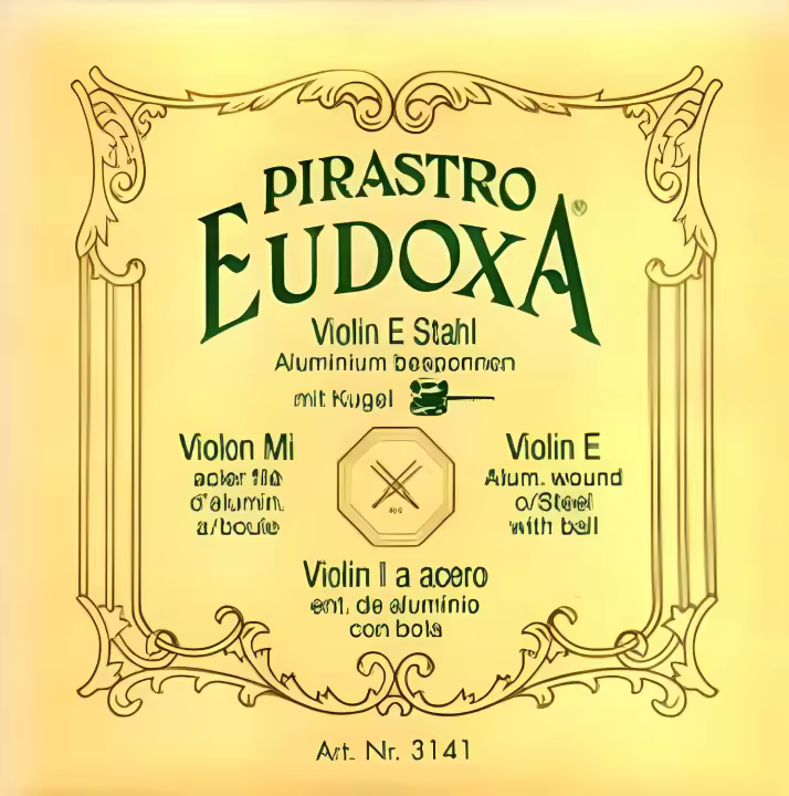 CUERDA VIOLIN-Pirastro (Eudoxa 314121) (Acero/Aluminio) 1º Bola Medium Violin 4/4 - 1