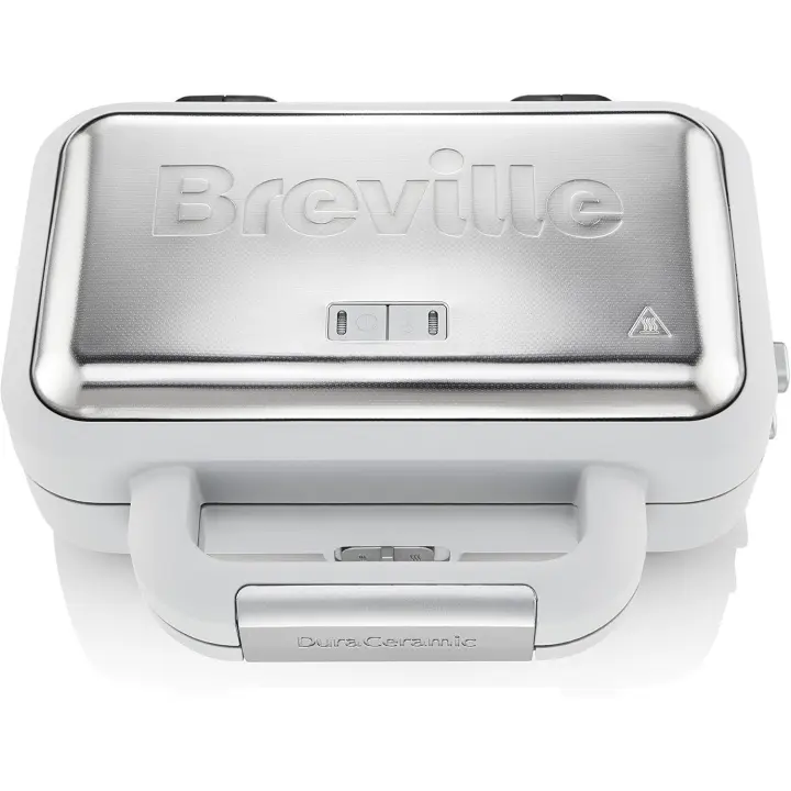 Breville Sandwichera DuraCeramic con platos hondos | sandwichera para 2 rebanadas con temperatura variable - 1