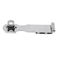 Cerradura De Acero Inoxidable Con Ojo Giratorio Hasp Para Puertas De Armarios Y Baberos De Barco Tamaño 92mm/3.6 Pulgadas Color Plateado - details 2