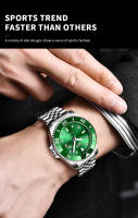 Reloj De Cuarzo Para Hombre LIGE Lujo Diamantes Oro Reloj Impermeable Acero Inoxidable Luminoso Reloj De Negocios Para Hombres - details 1