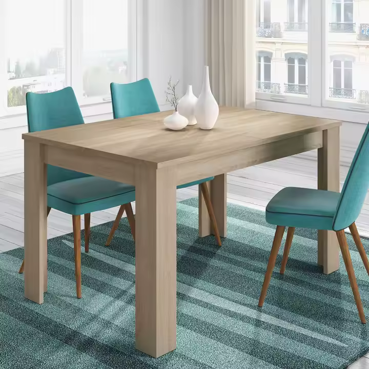MESA COMEDOR EXTENSIBLE 78X140X90 CM ROBLE CANADIAN - 1