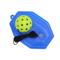 Entrenador De Pickleball Azul Con 40 Agujeros Octagonal Estabilizador De Ejercicio Principal Base De Rebound Para Interior Y Exterior - details 3