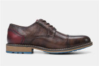 Zapatos Casuales Retro Para Hombre Derbies De Cuero Nueva Moda 2023 #AL6603 Suela De Goma Transpirables Aumento De Altura - details 6