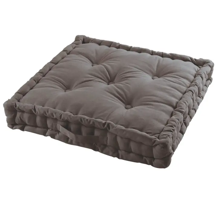 Acomoda Textil – Cojín de Suelo Acolchado con Asa de Transporte. Cojines para Palets, Banco, Silla y Suelo, Asiento Cómodo Decorativo para Interior y Exterior. - 1