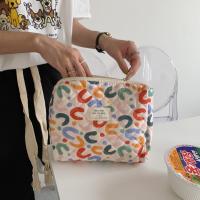 Bolso De Pañales Para Bebé Con Estampado De Dibujos Cierre De Cremallera Bolso De Mano Multifuncional Para Viajes Y Almacenamiento De Diáspers - details 3