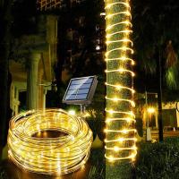 Cadena De Luces LED Solar Para Jardín Decoración Navideña Exterior Guirnalda Fairy Strip 22M/12M/7M Incluye Bombillas Fuente De Energía Solar Protección IP65 - details 1