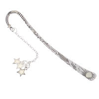 Maravilla De Librería Marcador De Libro Luminoso De Luna Y Estrellas Metal Vintage Retro Creativo Accesorio De Estación - details 10