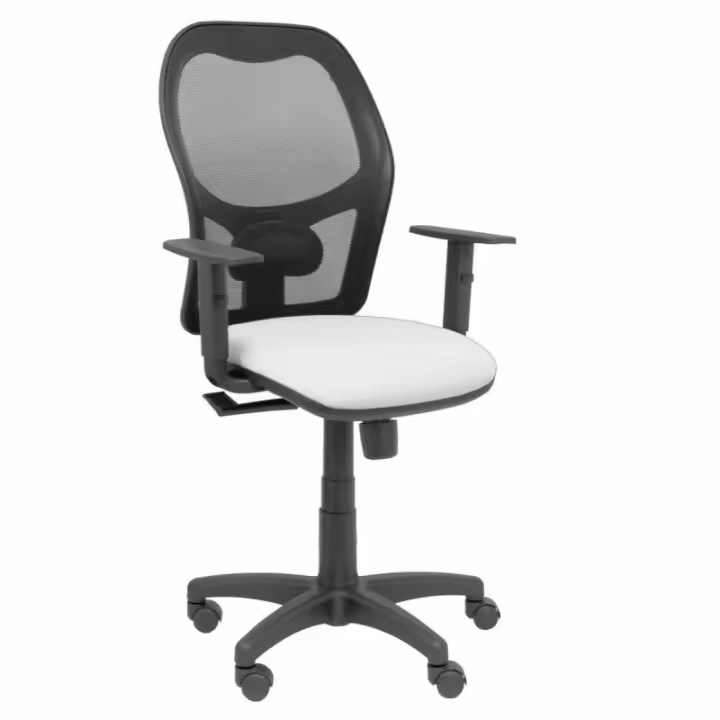 Silla de Oficina P&C 0B10CRN Con reposabrazos Blanco - 1