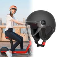 Casco De Bicicleta Eléctrica Con Protección De Orejas Anti-UV Transpirable Seguridad Para Scooter Eléctrico Ciclismo Adultos Niños Mujeres - details 5
