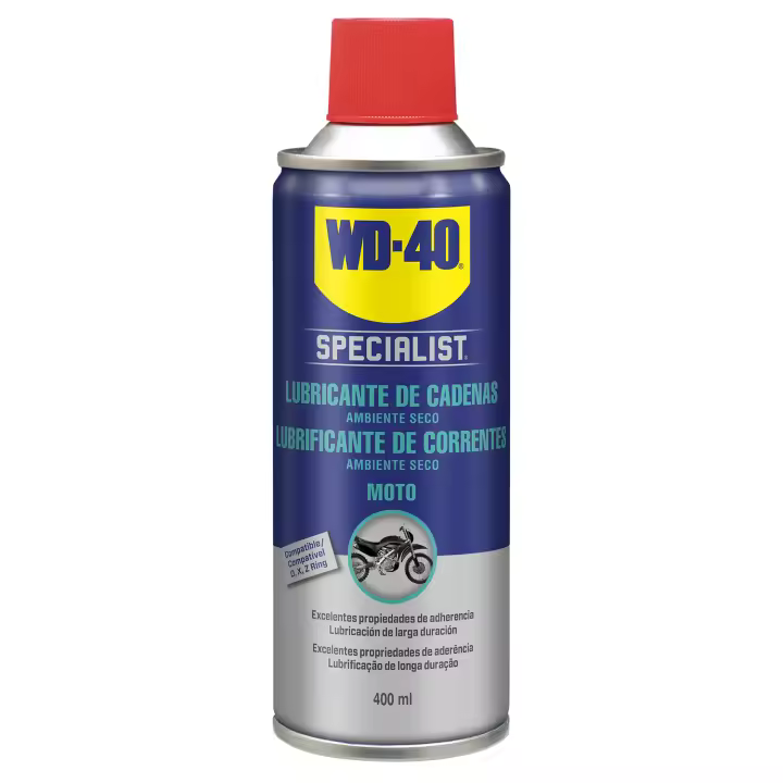 WD 40 WD-40 Specialist Motorbike Lubricante de Cadenas Ambiente Seco 400ml - 1