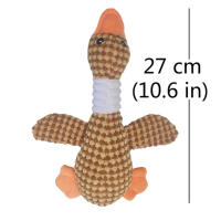 Juguete De Peluche De Perro Lindo Juguete Silbante Para Pupusas Juguete De Pato Silbante Para Perros Pequeños Medianos Y Grandes Para Limpieza De Dientes - details 5