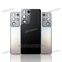 Carcasa De Batería Para Samsung S21 Ultra Con Marco De Cámara Y Lente Panel De Vidrio Trasero Cubierta De Plástico Compatible Con Marcas De Samsung - details 0