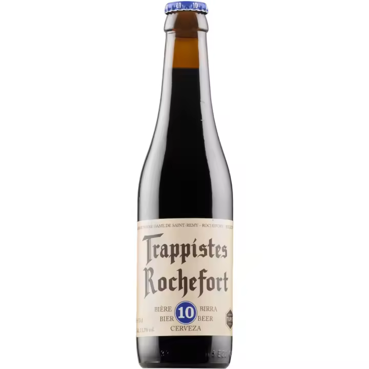 6 uds x Rochefort 10 Azul 33Cl  cerveza Belga Trapense tostada 11,3º, de monasterio Brasserie De Rochefort - 1