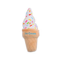 Juguete De Peluche Lindo Para Mascotas Simulación De Pizza Hamburguesa Helado Sonido Juguete Interactivo Para Perros Y Gatos - details 1