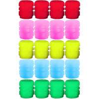 20Pcs Tapas De Válvula De Neumático Luminosas Mini Para Coche Y Motocicleta Cubierta De Válvula Colorida Iluminada Accesorios De Auto Decoración De Rueda Y Eje - details 6