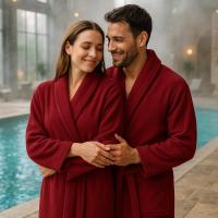 DECASATEXTIL Albornoz Mujer y Hombre - Bata Baño Unisex Ducha 100% Algodón 450g/m² – Suave, Secado Rápido y de Calidad Premium – Ideal para Hogar, Hotel o Spa - Larga Duración - details 4