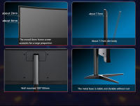 Monitor Curvo Gaming FYHXele FY27FMC-B de 27 pulgadas, curvatura 2800R, pantalla VA FHD 1920*1080 16:9, frecuencia de actualización 75Hz, tiempo de respuesta 2 ms, 99% sRGB, 1 puerto HDMI, 1 puerto VGA, 1 salida de audio, inclinación ajustable - details 23