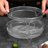 Rack De Air Fryer De 3 Capas Acero Inoxidable Accesorios Para Horno Y Barbacoa Herramientas De Cocina Para Casa - details 5