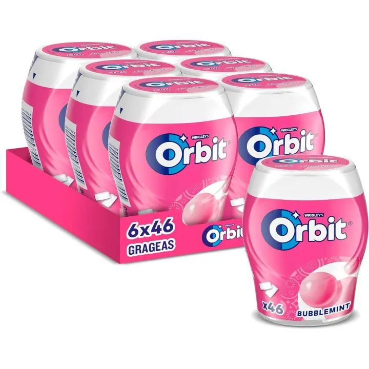 ORBIT 6 BOTES BUBBLEMINT 46uds por cada bote (en total 276uds) - 1