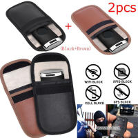 2pcs Bolsa De Bloqueo De Señal RFID Faraday Para Llaves De Entrada Sin Clave Protección De Privacidad Para Coche - details 0