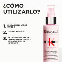 Pack Kérastase Genesis Bain Hydra-Fortifiant 250ml + Fondant Renforçateur 200ml + Défense Thermique 150ml – Cabello Fino y con Tendencia a la Caída - details 1