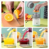 Triturador De Jugos Portátil USB Multifuncional Con Separación De Residuos Y Carga Bidireccional Taza Espiral Para Manzanas Y Naranjas - details 4