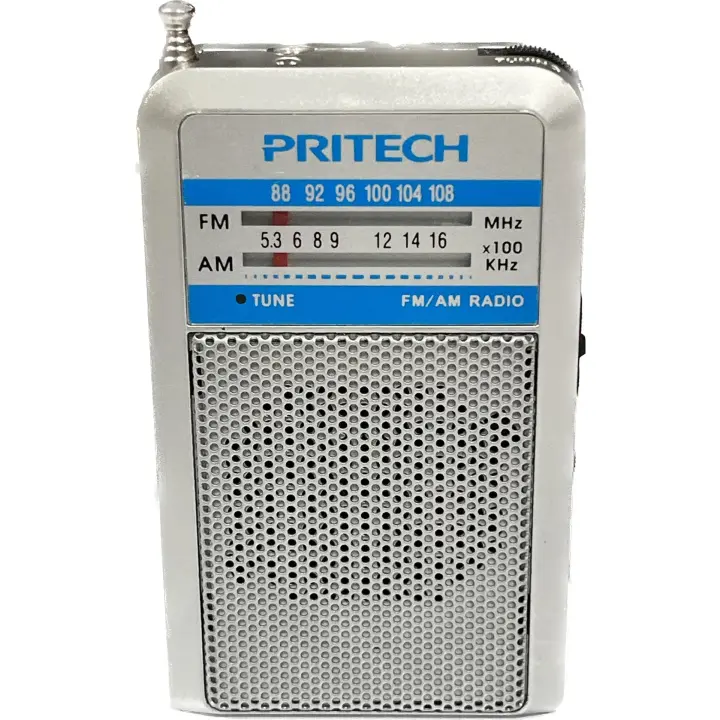 PRITECH RADIO AM/FM 2 BANDAS BATERIA PILA AAA - 1