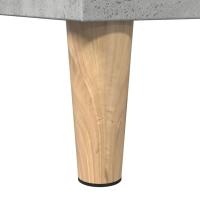 vidaXL Armario de baño madera contrachapada gris hormigón 30x30x100 cm - details 5