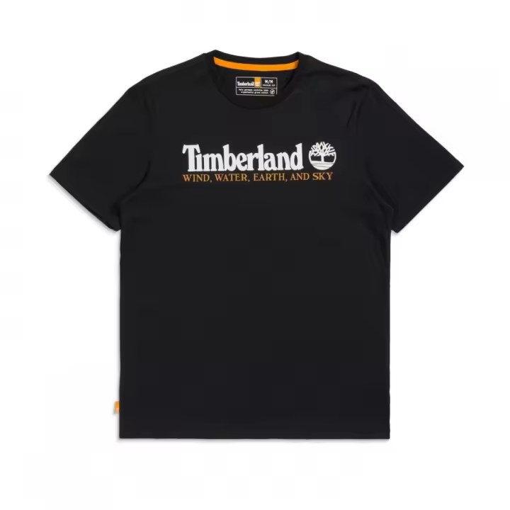 Camiseta con gráfico frontal WWES de Manga Corta (Regular), Marca Timberland, Variedad de Color y Talla, Para Hombre - 1