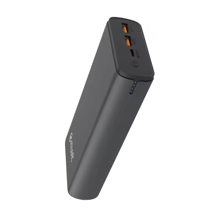 muvit for change power bank 20000 mAh Dual USB + Dual USB C + Output (USB A+tipo C)PD 20w negra - 1