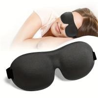 Máscara De Sueño 3D Blindfold Ayuda Al Sueño Almohadilla De Memoria Suave Para Ojos Bloqueo De Luz Para Viajes Cubierta De Ojos - details 0