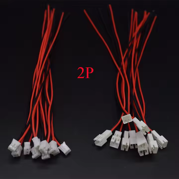 5Pares De Conectores JST PH Mini Micro Macho Y Hembra Con Cable 2.0 2P 3P 4P 5P 6PIN 100mm 200mm Para Mercado De Componentes Electrónicos - 1